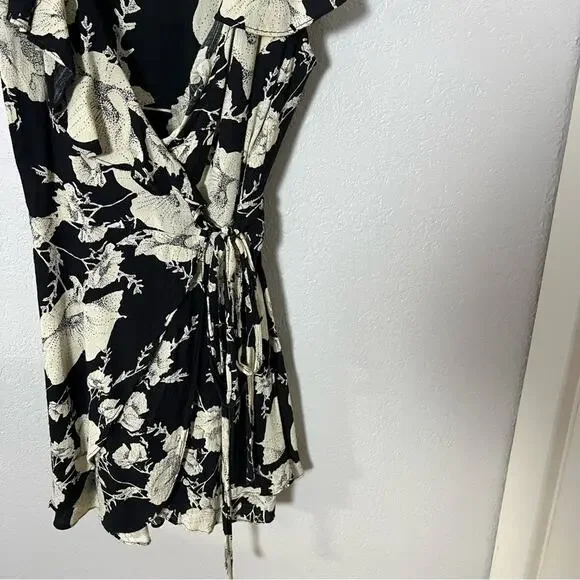 Free People French Quarter Floral Wrap Mini Dress - Picture 5 of 8